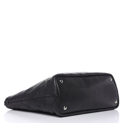 Chanel Grained Calfskin Large Shopping Fever Tote Black 5 of 17
