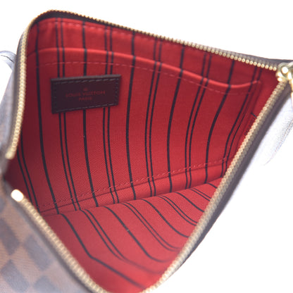 Louis Vuitton Damier Ebene Neverfull MM GM Pochette 5 of 8