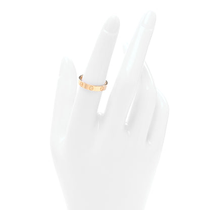 Cartier 18K Yellow Gold 3.5mm LOVE Wedding Band Ring 53 6.5 2 of 4