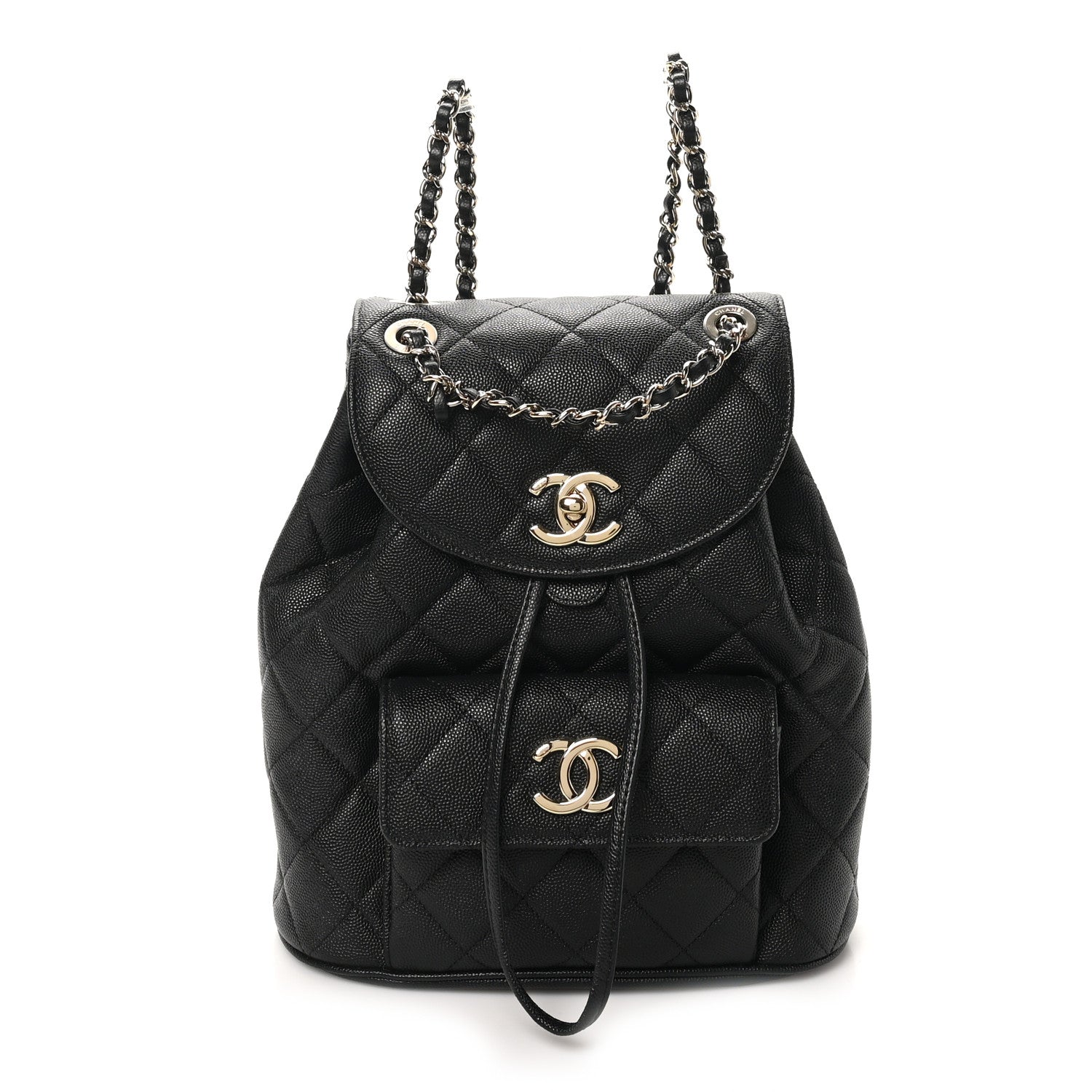 Chanel Caviar Quilted Backpack Bag Black 1 of 11