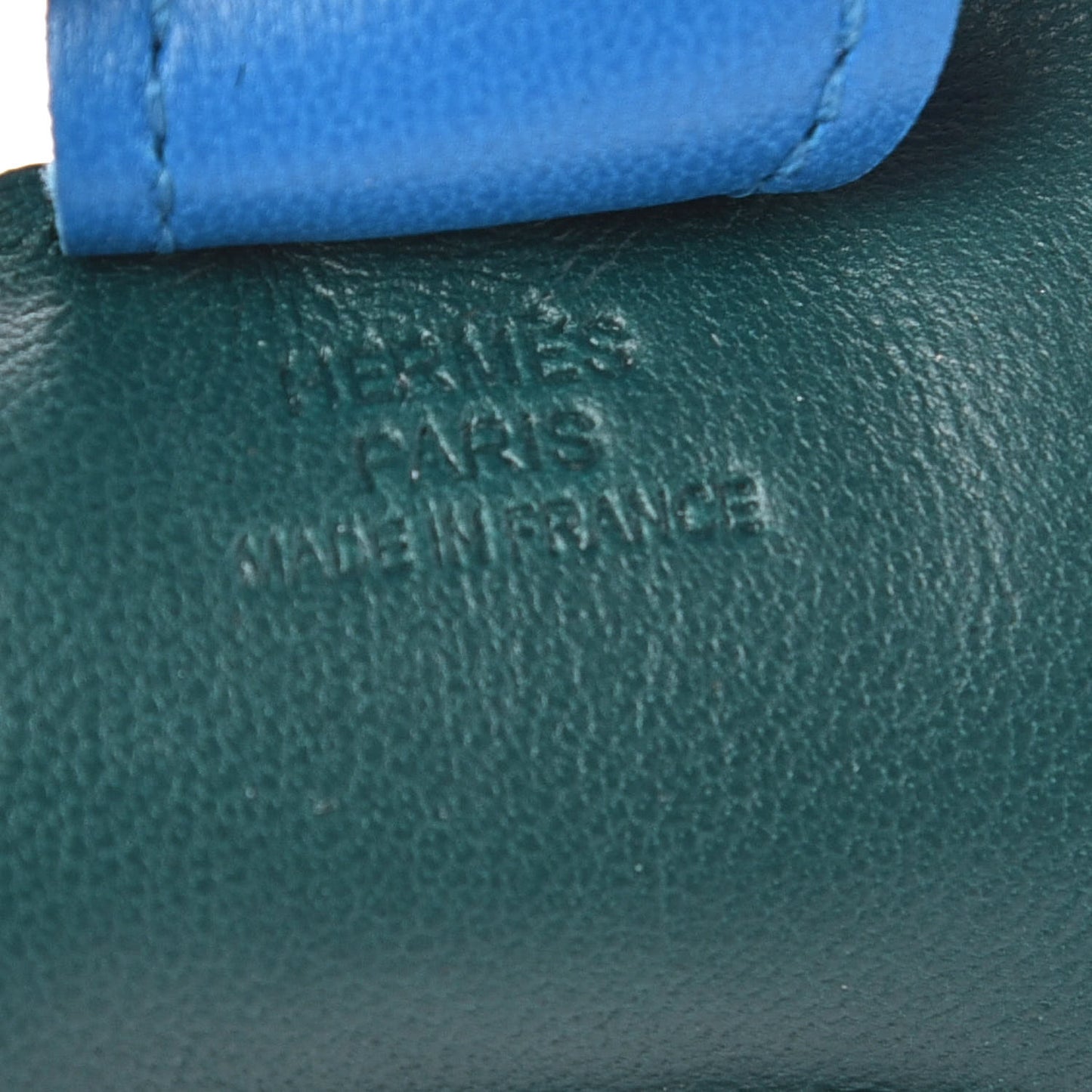 Milo Lambskin Grigri Rodeo Horse Bag Charm PM Malachite Bleu Zanzibar Lime
