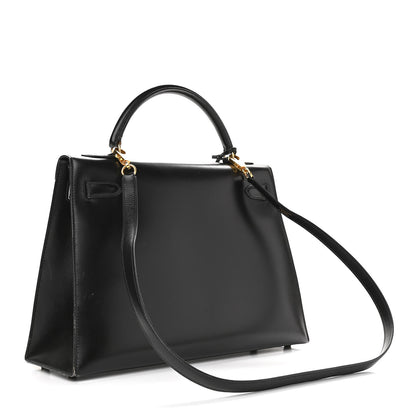 Hermes Box Kelly Sellier 32 Black 3 of 14