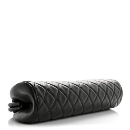 Chanel Lambskin Quilted Timeless Clutch  Black 4 of 9