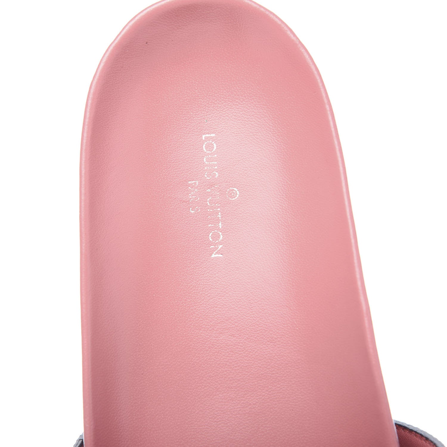 Louis Vuitton Patent Monogram Bom Dia Flat Mule 37 Rose White 6 of 8