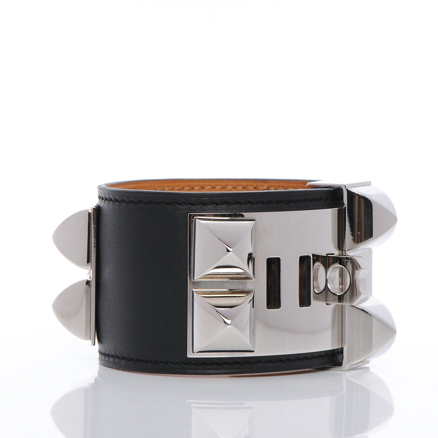 Hermes Chamonix Collier de Chien CDC Bracelet S Black 3 of 7