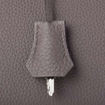 Hermes Togo Birkin 30 Etain 14 of 31