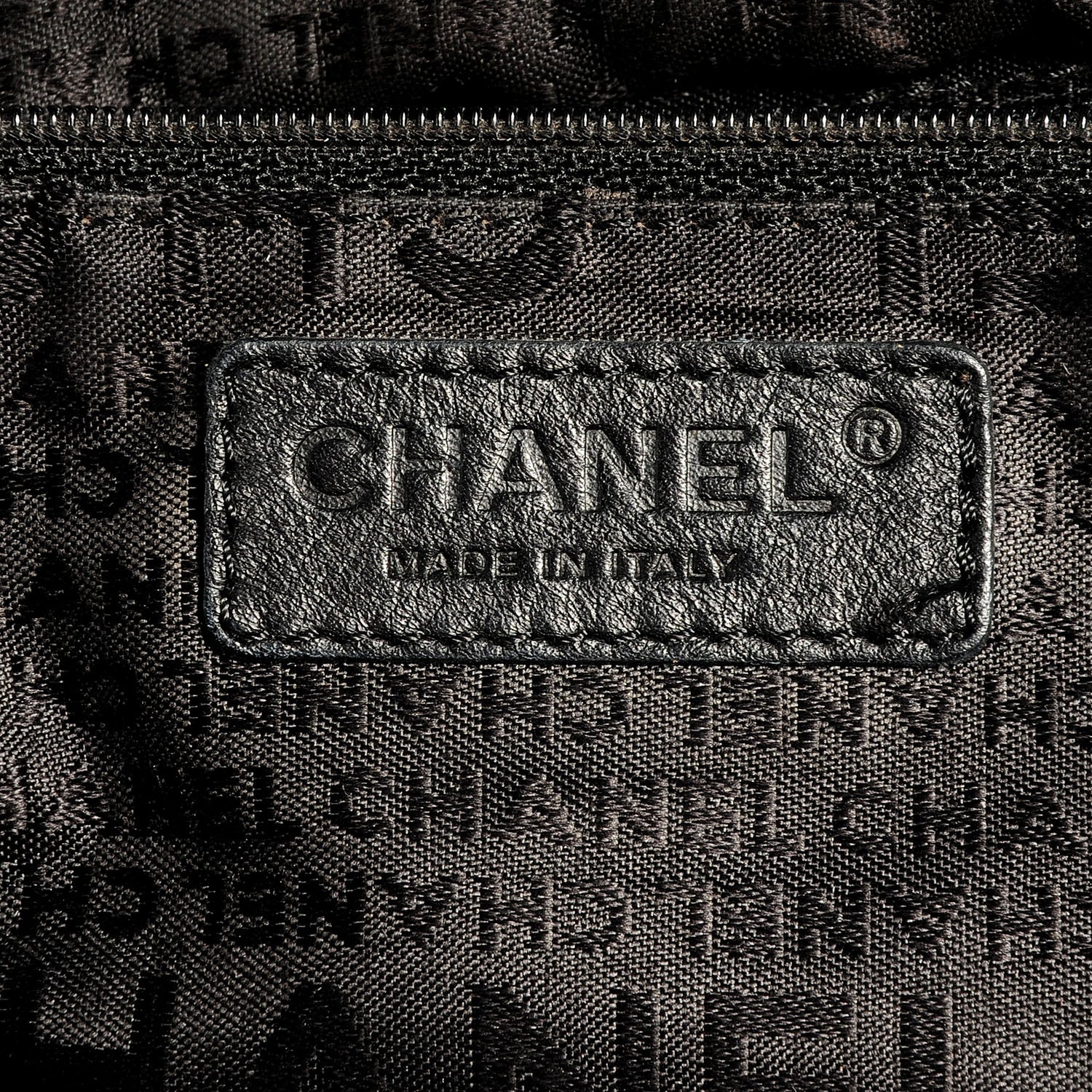 Chanel Square Stitched Large Tassel Hobo Black 6 of 7
