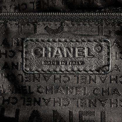 Chanel Square Stitched Large Tassel Hobo Black 6 of 7