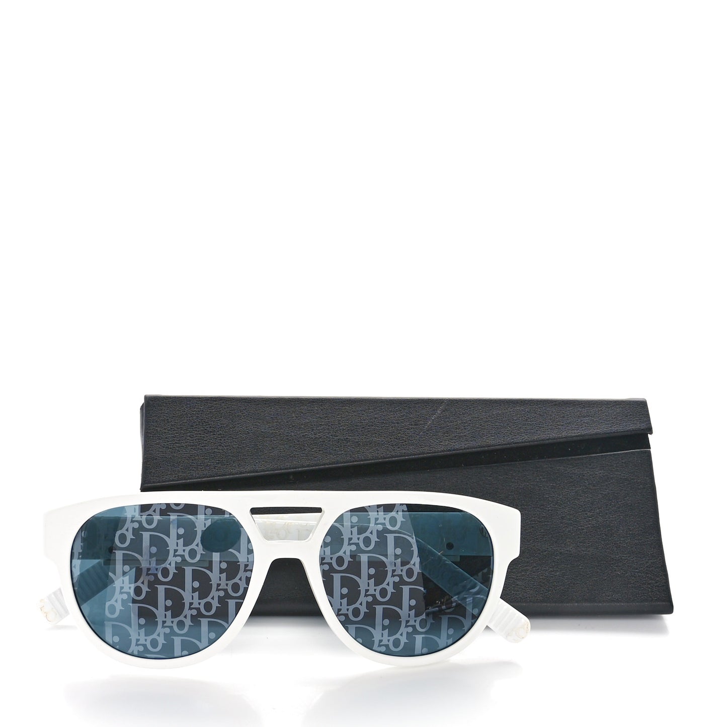 Acetate DiorB23 R1I Oblique Sunglasses White