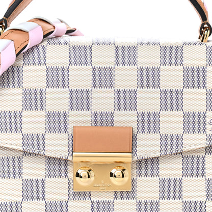 Louis Vuitton Damier Azur Braided Croisette Rose 6 of 8