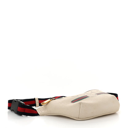 Gucci Grained Calfskin Small Logo Belt Bag White 4 of 12