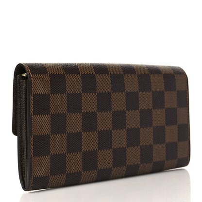 Louis Vuitton Damier Ebene Sarah Wallet 3 of 7