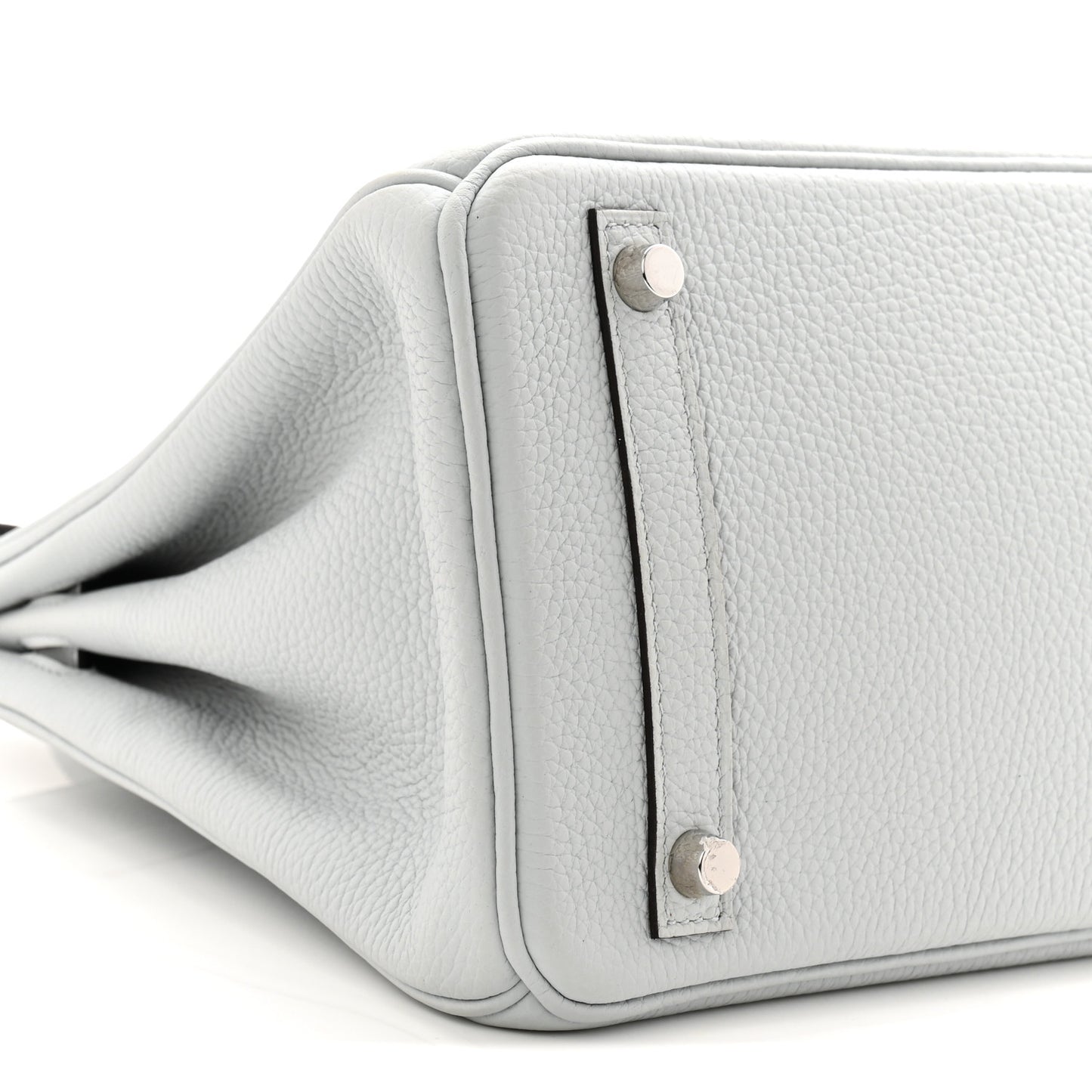 Taurillon Clemence Birkin 30 Bleu Pale