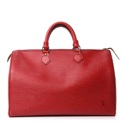 Louis Vuitton Epi Speedy 35 Rouge 1 of 20