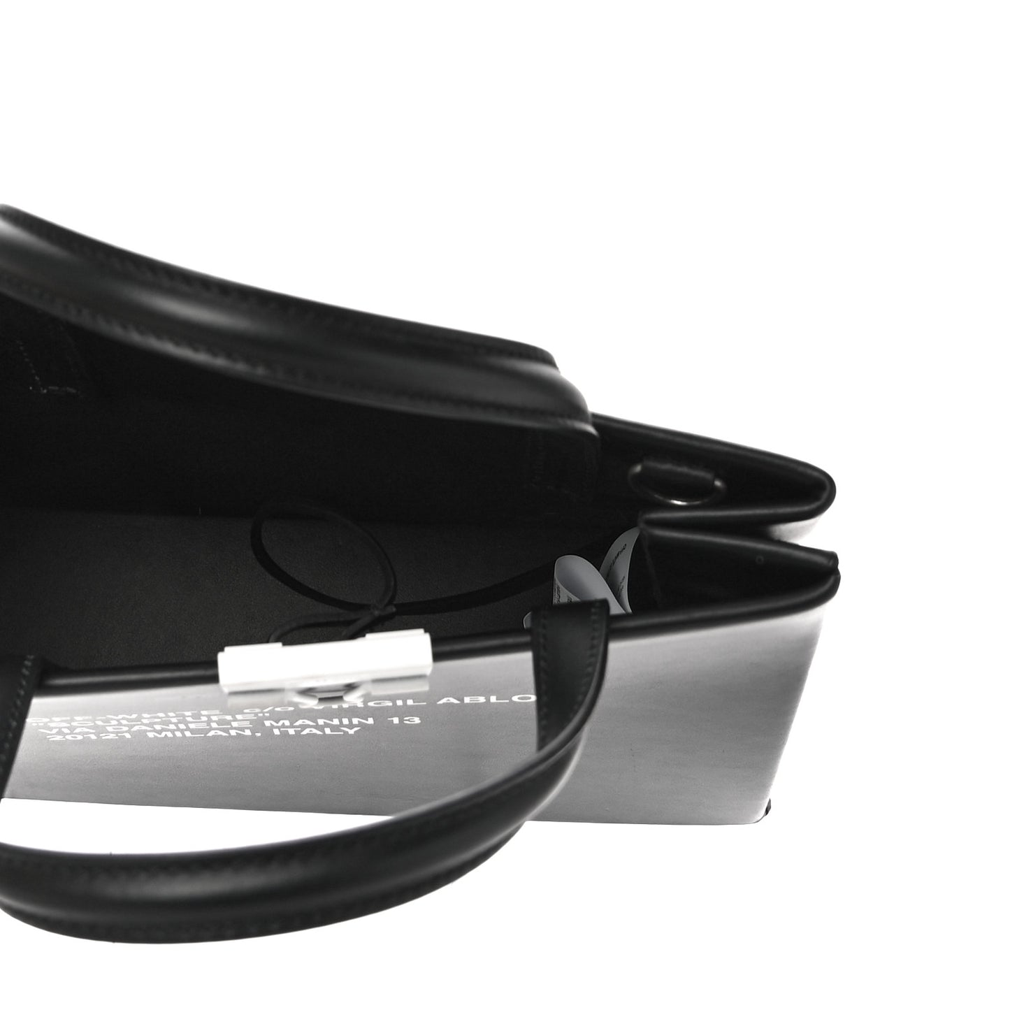 Calfskin Small Box Bag Black
