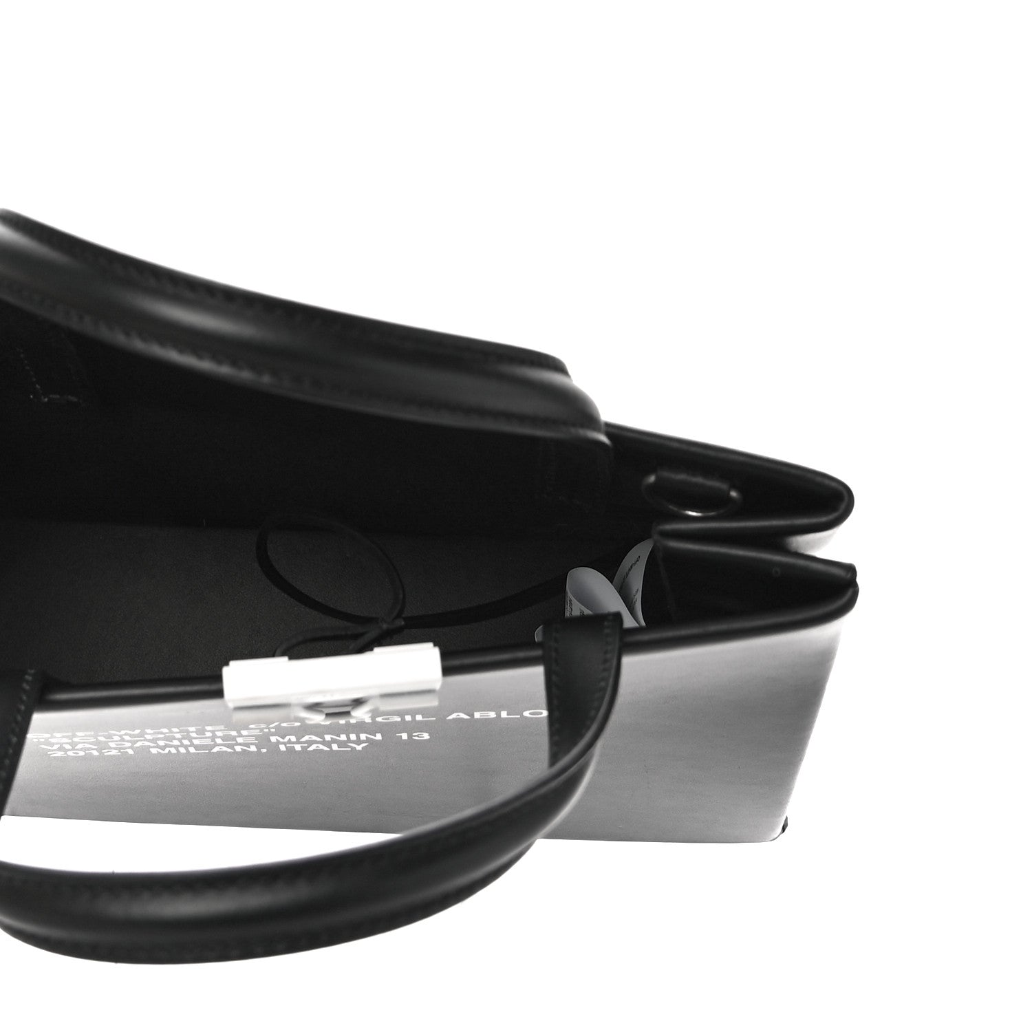 Off-White Calfskin Small Box Bag Black 5 of 10
