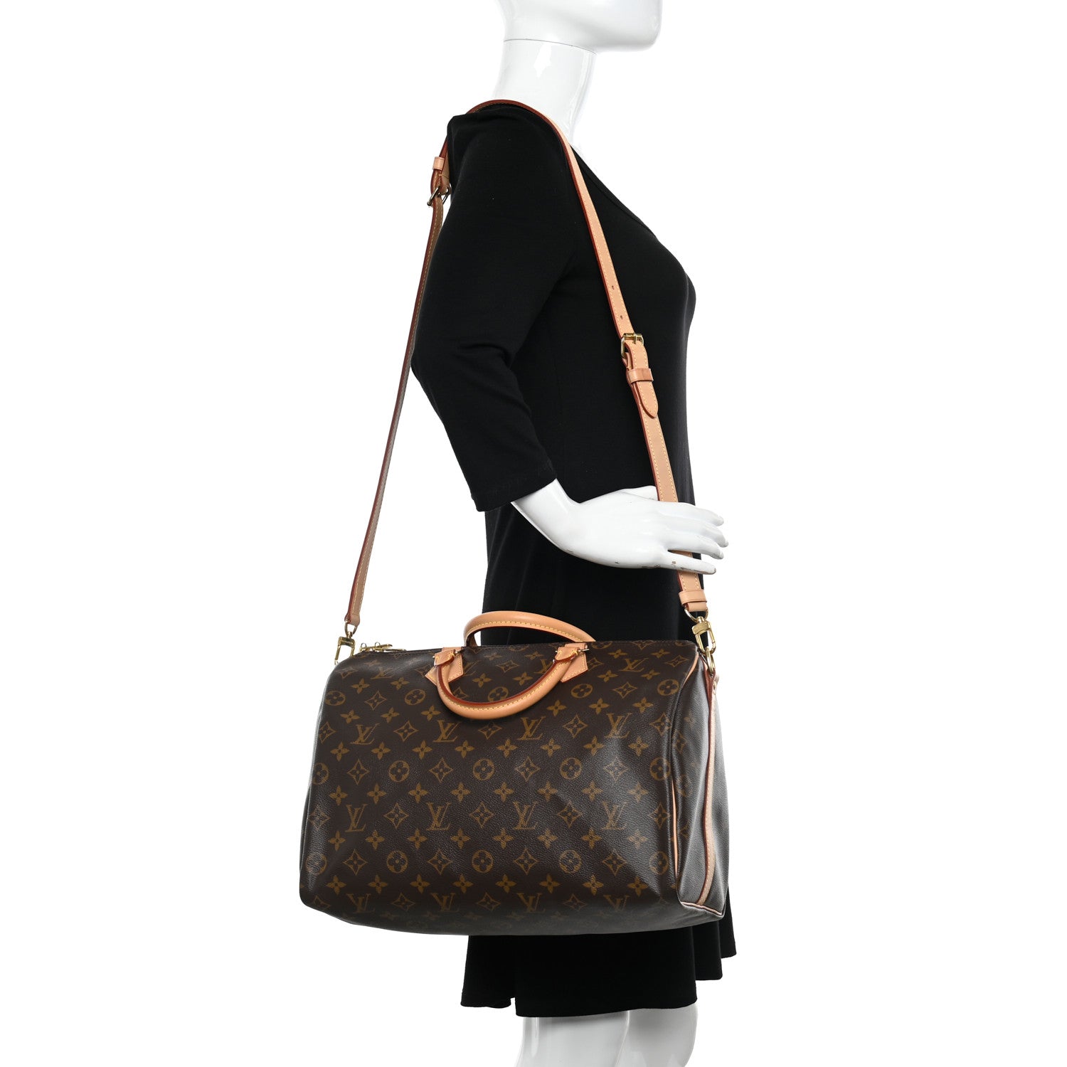 Louis Vuitton Monogram Speedy Bandouliere 35 2 of 11