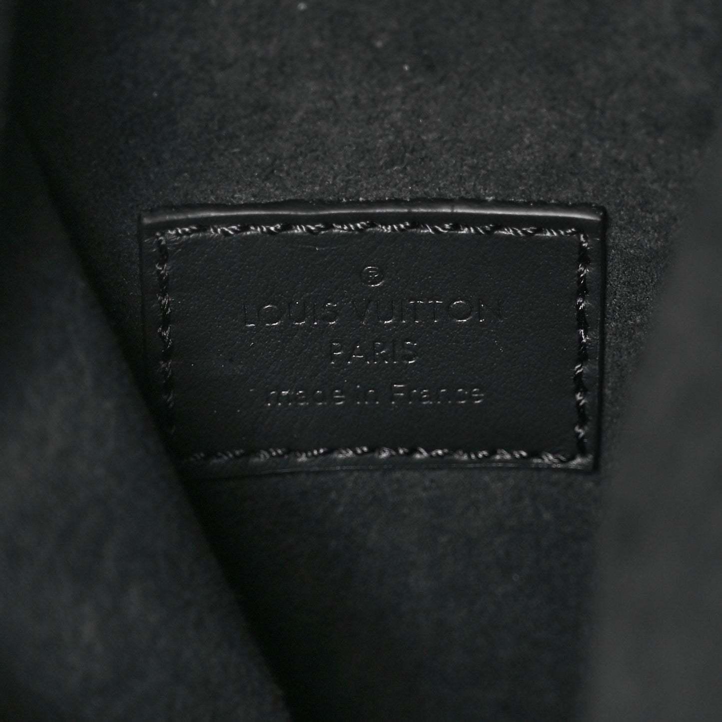 Calfskin Side Trunk MM Black