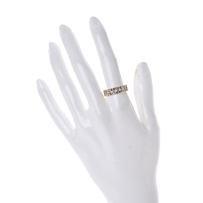 Tiffany 18K Rose Gold Diamond T True Wide Ring 56 7.5 2 of 5