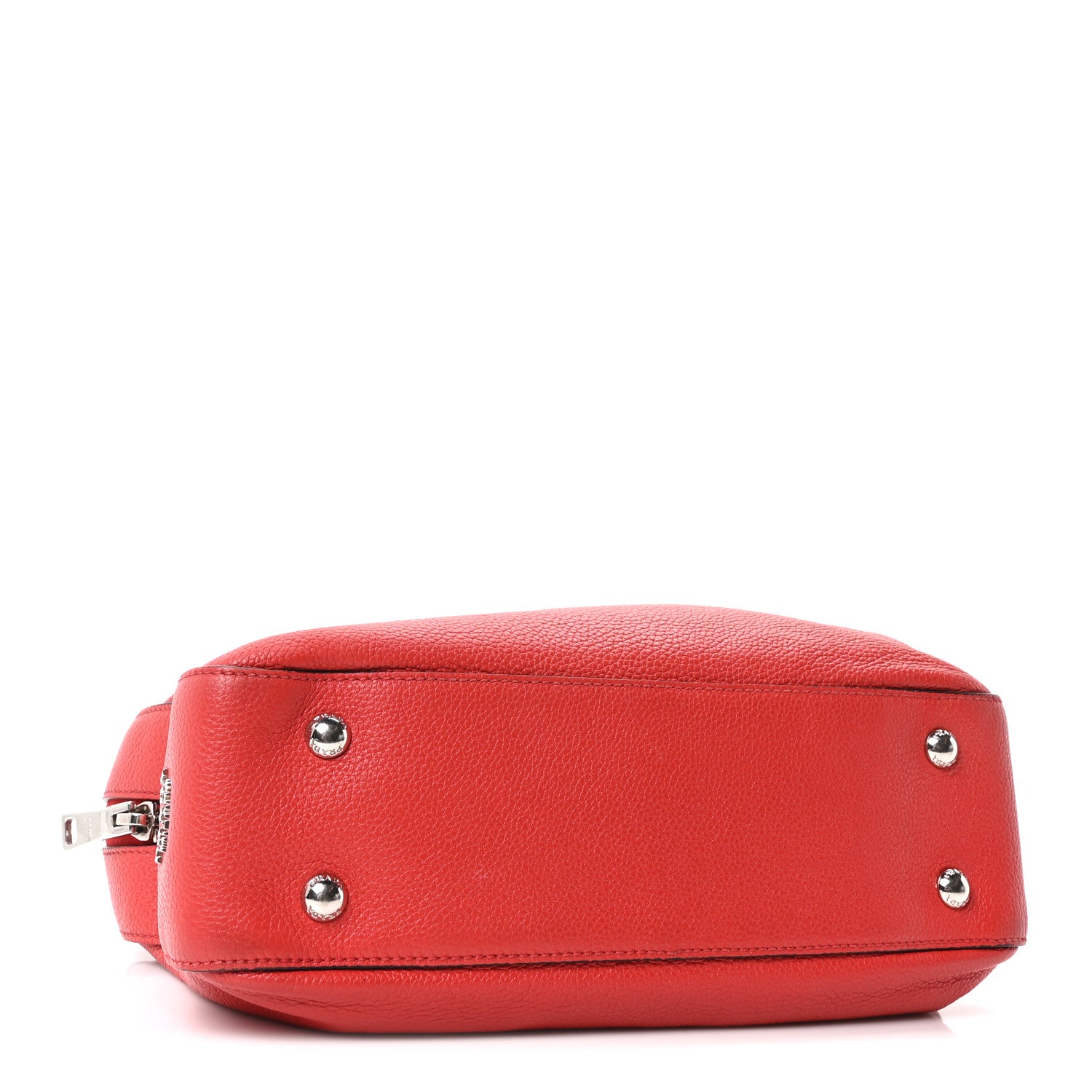 Prada Vitello Daino Chain Satchel Bag Lacca 4 of 9