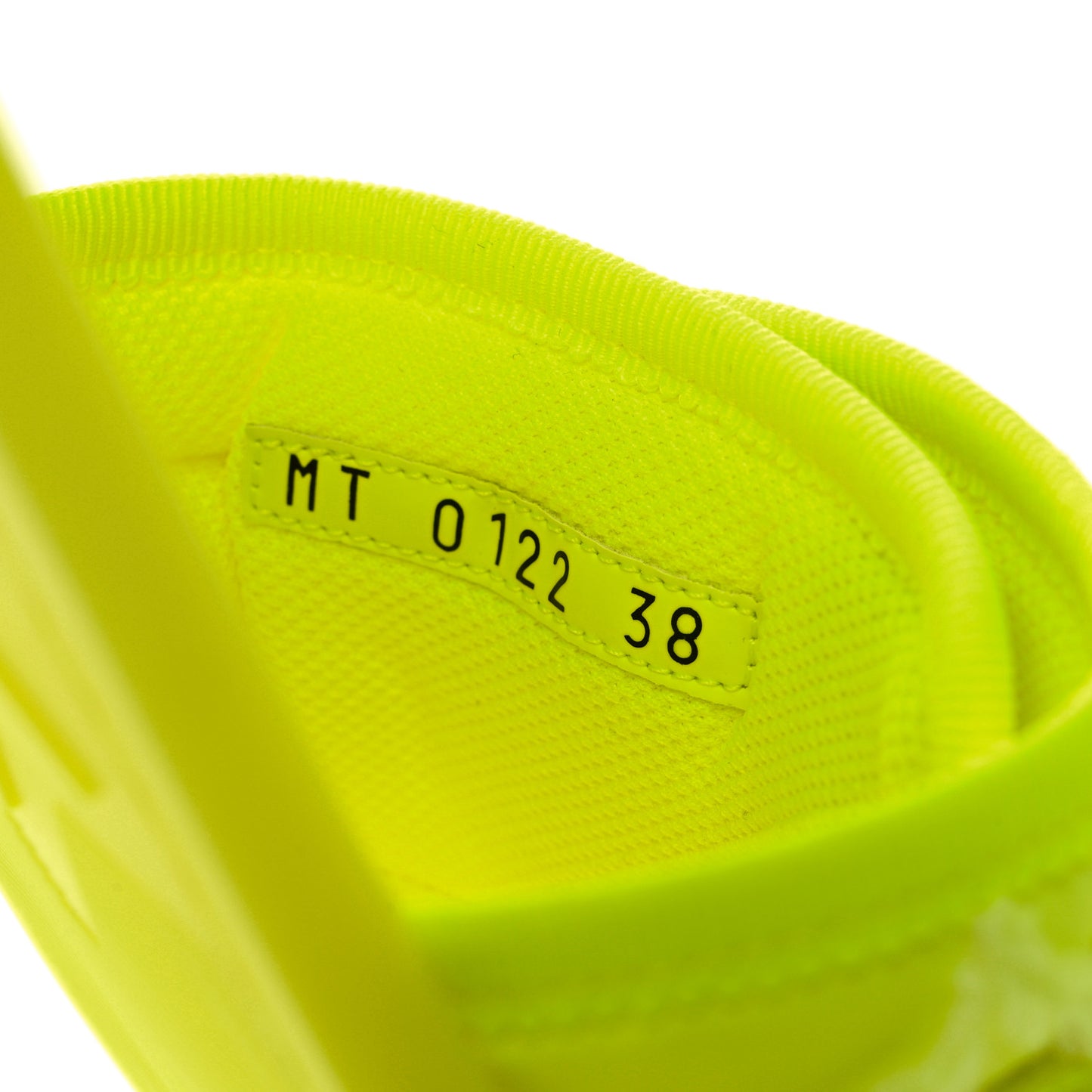 Technical Stretch Fabric Camouflage Dio(r)evolution Slide Sandals 38 Yellow Fluo