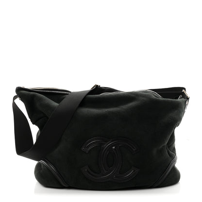 Chanel Suede Sparkling Winter Messenger Black 1 of 10