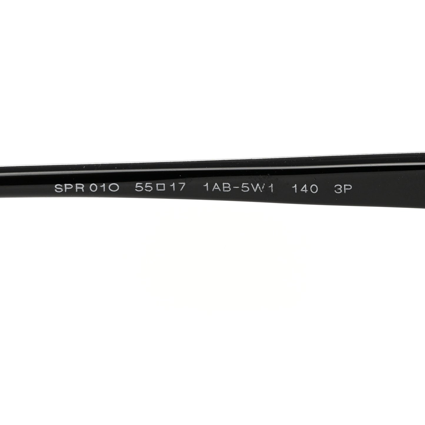 Acetate Sunglasses SPR 01O Black