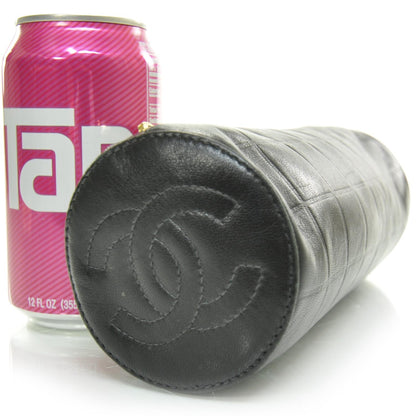 Chanel Lambskin Cosmetic Pouch Black 2 of 6