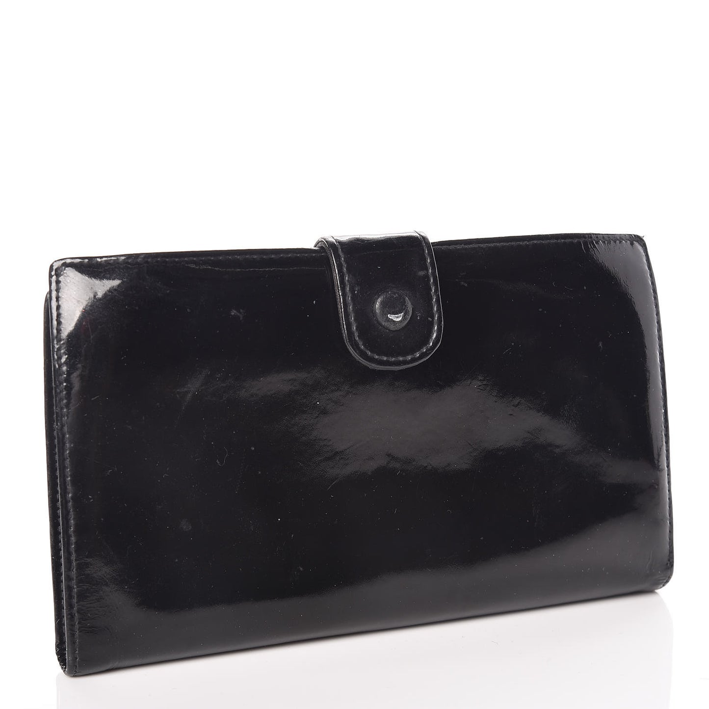 Patent Timeless CC French Wallet Black