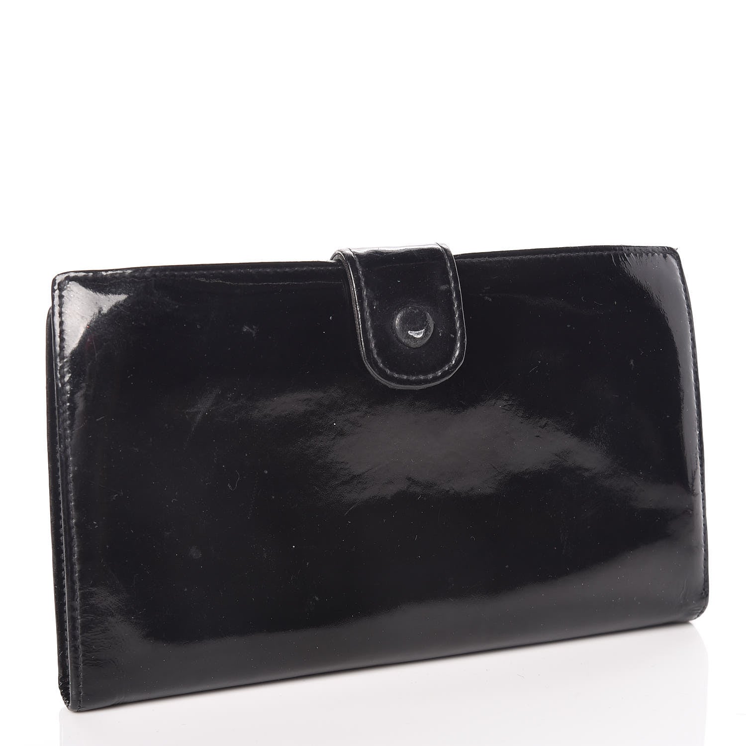 Chanel Patent Timeless CC French Wallet Black 3 of 23