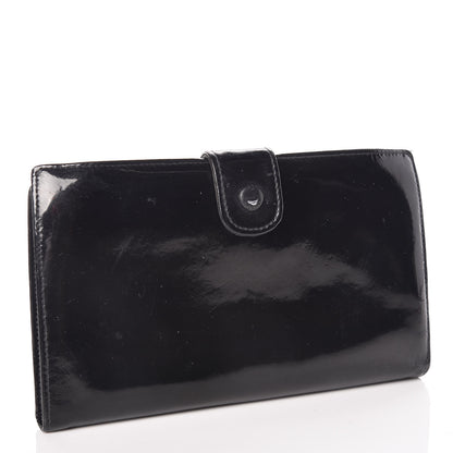 Chanel Patent Timeless CC French Wallet Black 3 of 23