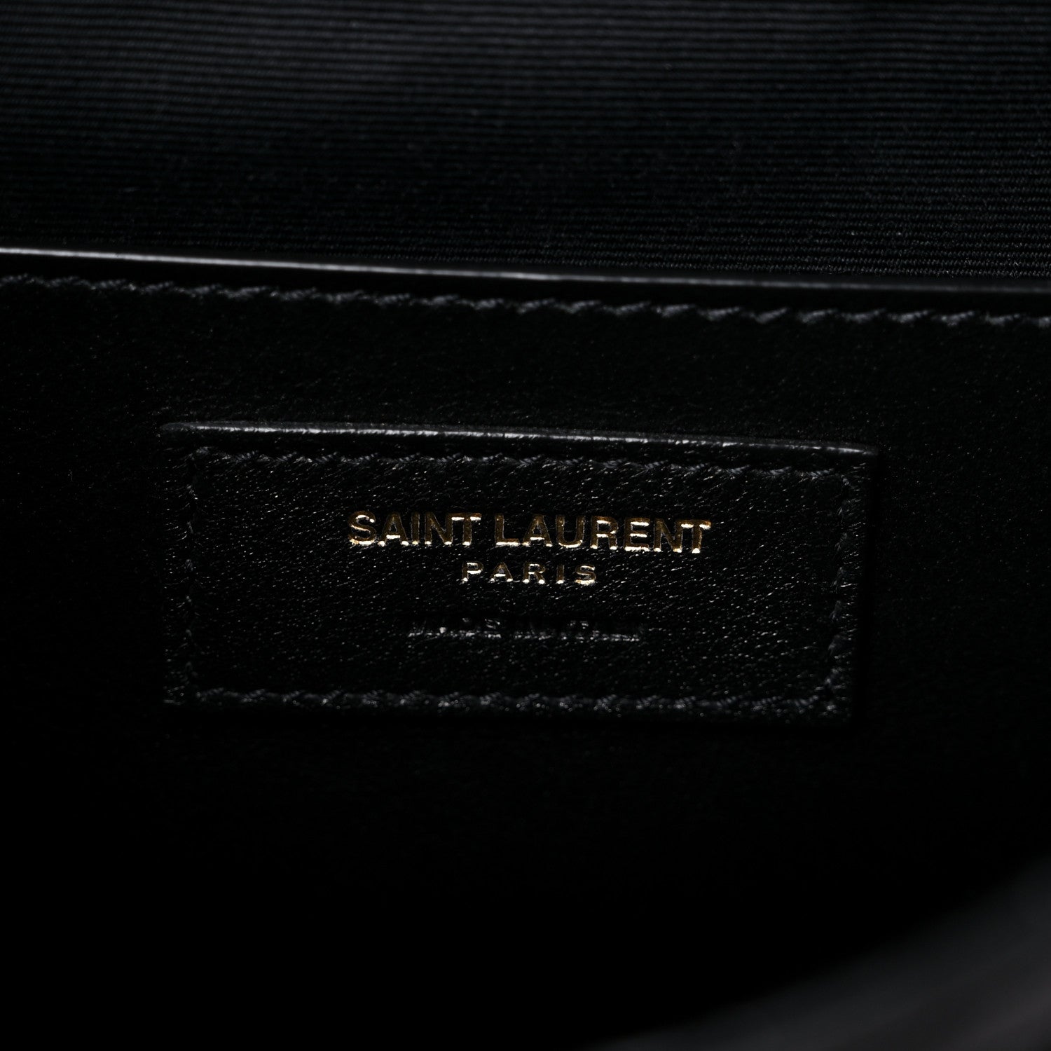 Saint Laurent Lambskin Matelasse Monogram Baby Niki Chain Satchel Black 7 of 12