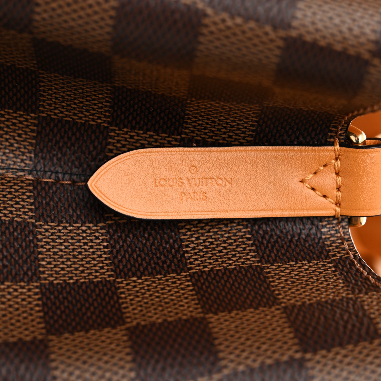 Louis Vuitton Damier Ebene Neonoe MM Safran 6 of 10