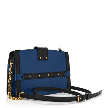 Louis Vuitton Epi Trunk Clutch Blue 3 of 10