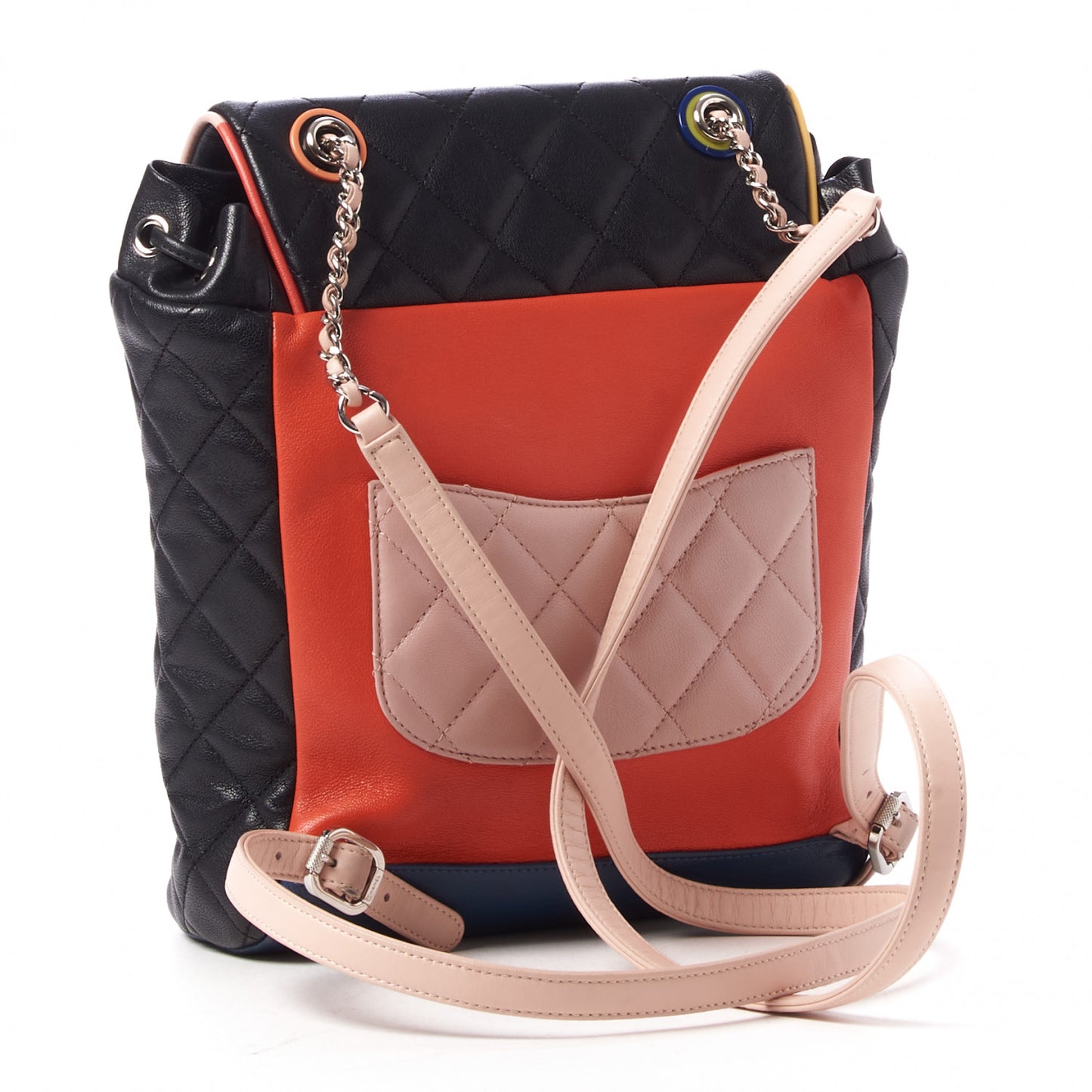 Lambskin Quilted Small Cuba Urban Spirit Backpack Black