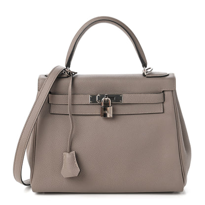 Hermes Togo Kelly Retourne 28 Gris Asphalte 1 of 13