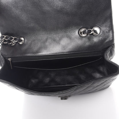 Chanel Washed Lambskin Quilted Jumbo Hybrid Reissue Flap Black 5 of 9