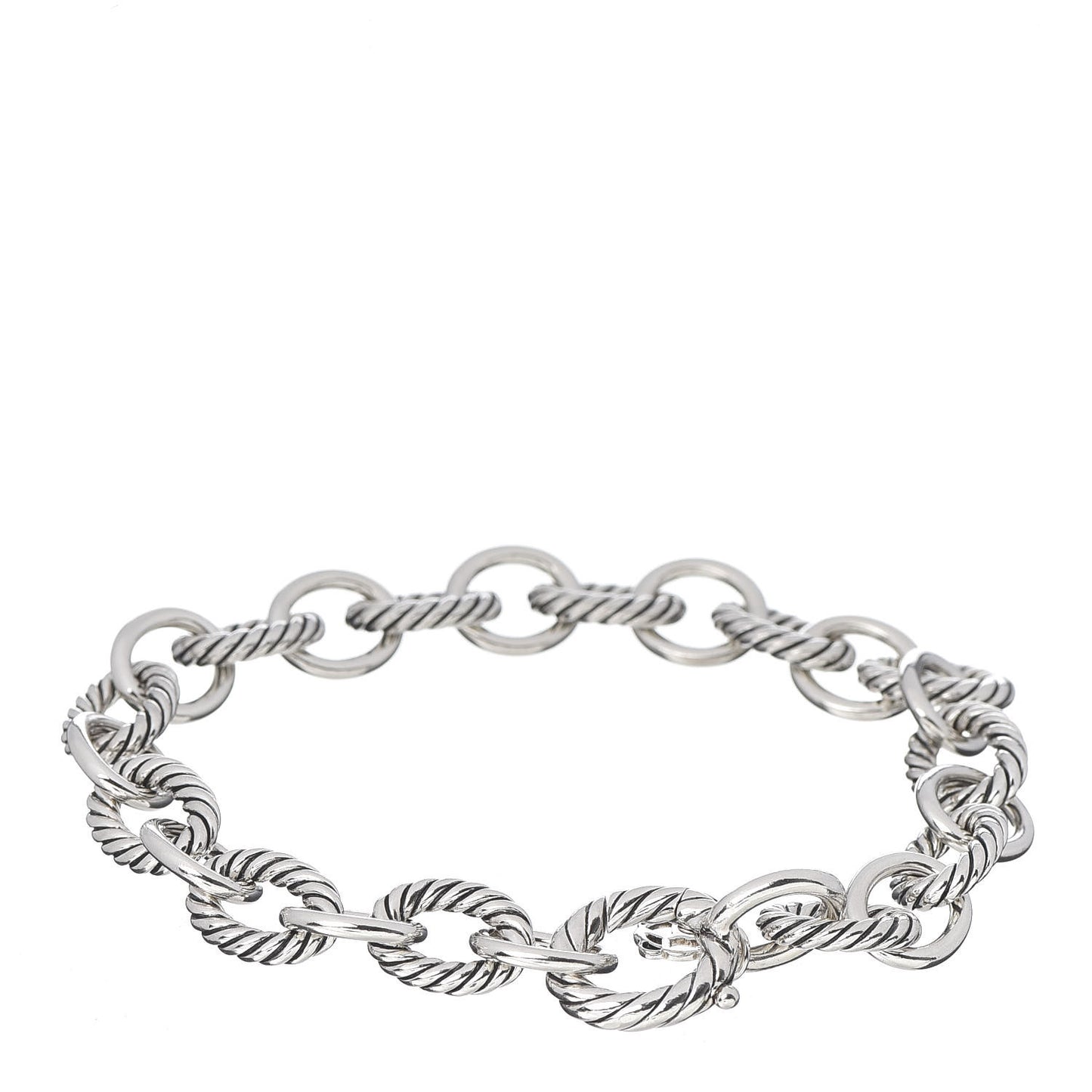 Sterling Silver 10mm Medium Oval Link Bracelet