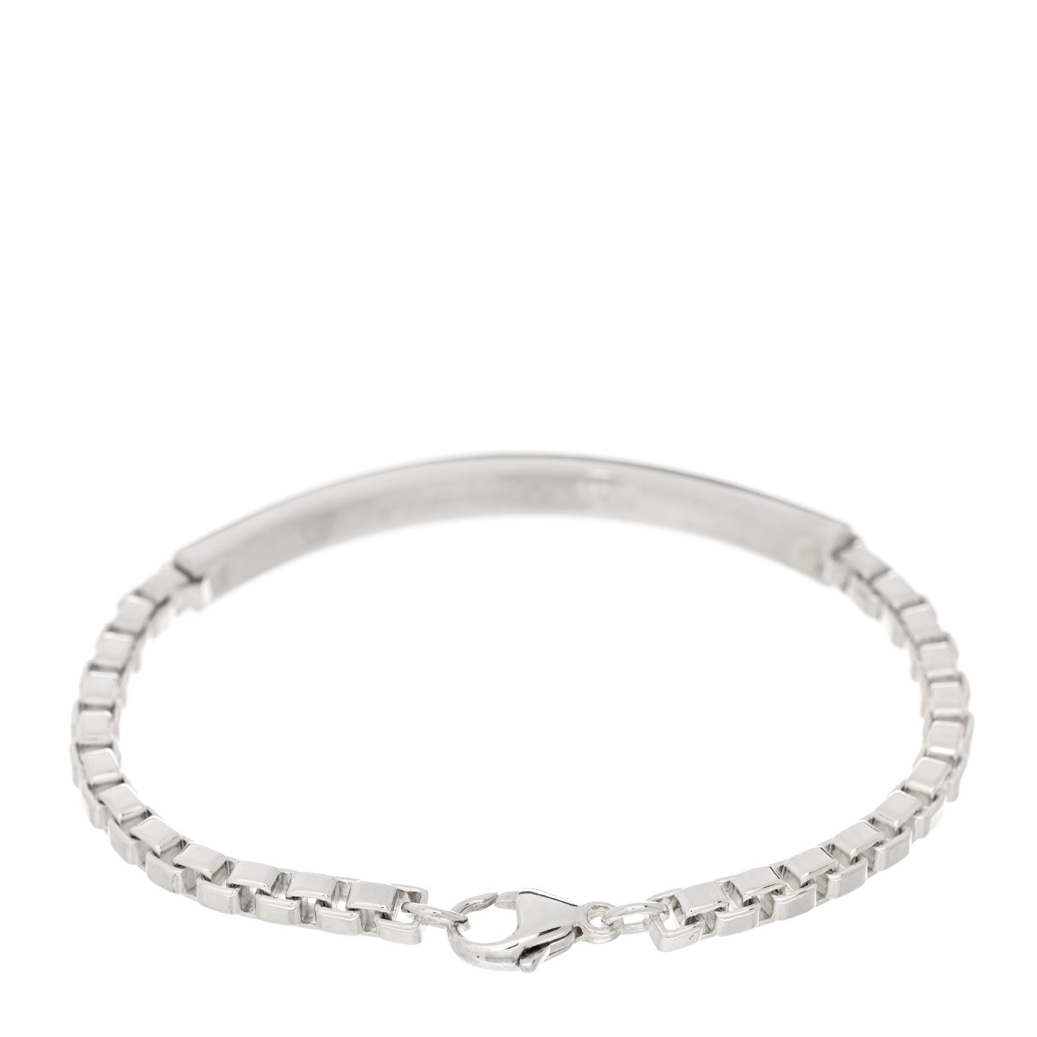 Tiffany Sterling Silver Venetian Link ID Bracelet 2 of 3