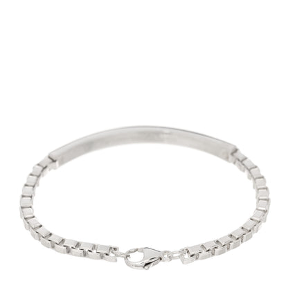 Tiffany Sterling Silver Venetian Link ID Bracelet 2 of 3