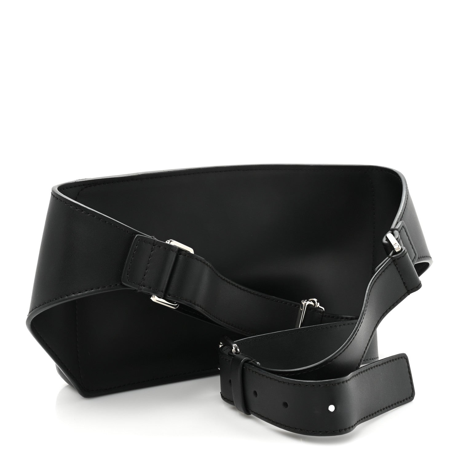Valentino Garavani Calfskin VLTN Belt Bag Black 3 of 11