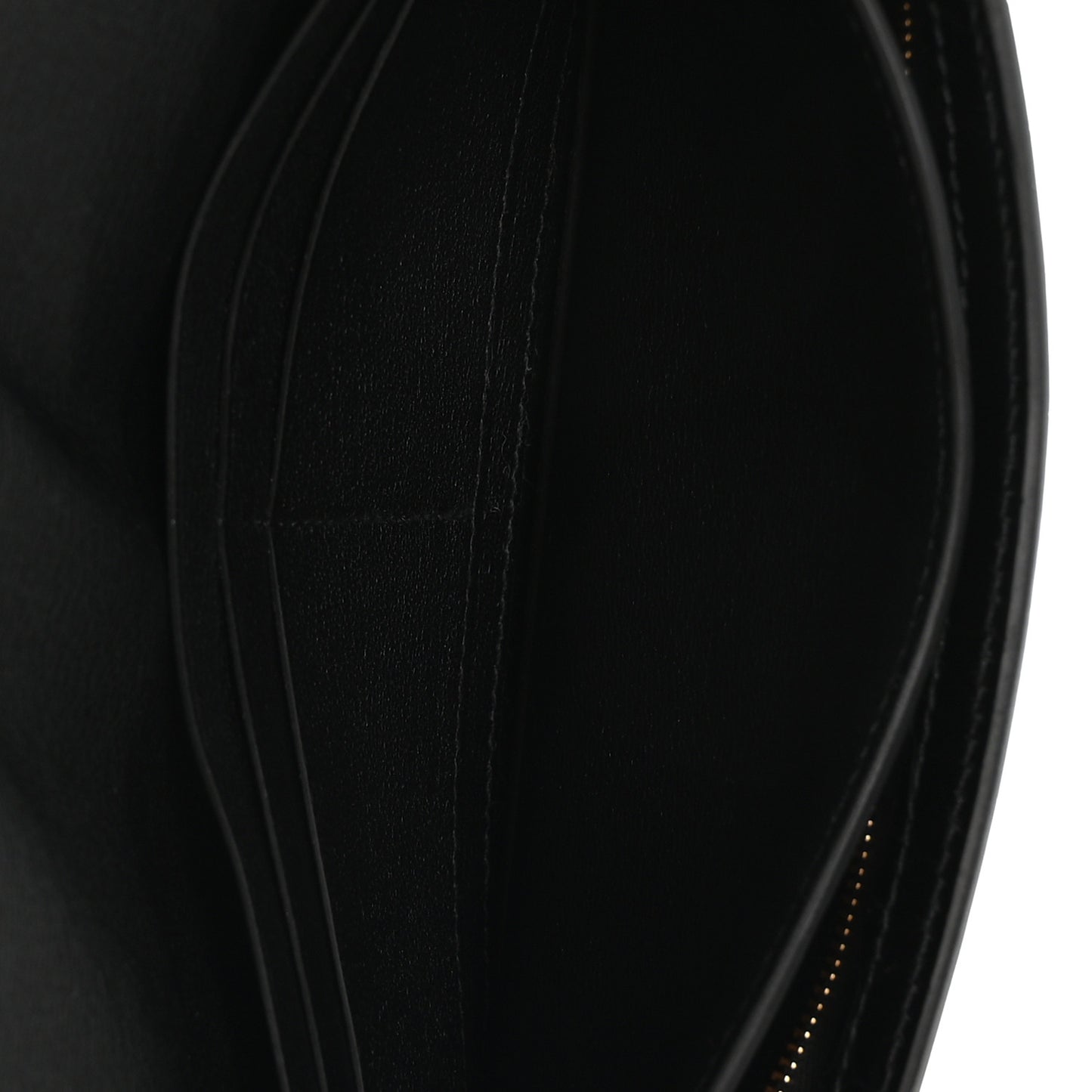 Shiny Alligator Kelly Pocket Long Wallet Black