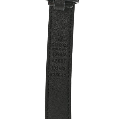 Gucci Calfskin Double G 20mm Belt 105 42 Black 5 of 5