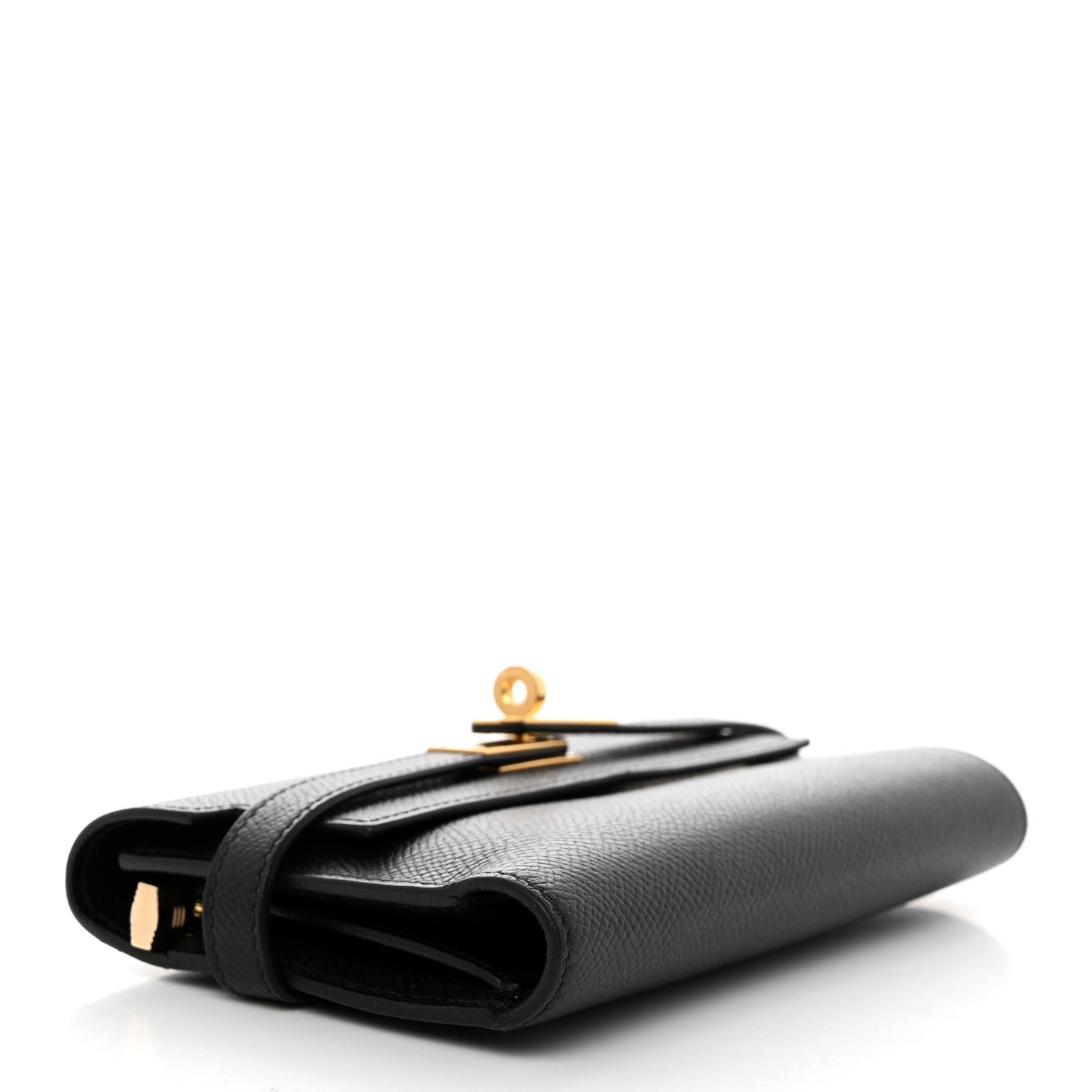 Hermes Epsom Medium Kelly Wallet Black 4 of 9