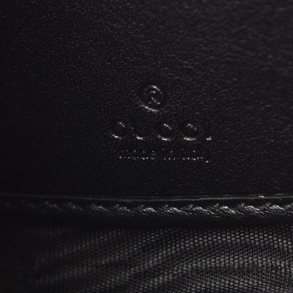 Gucci Calfskin Matelasse GG Marmont Zip Around Wallet Black 8 of 10