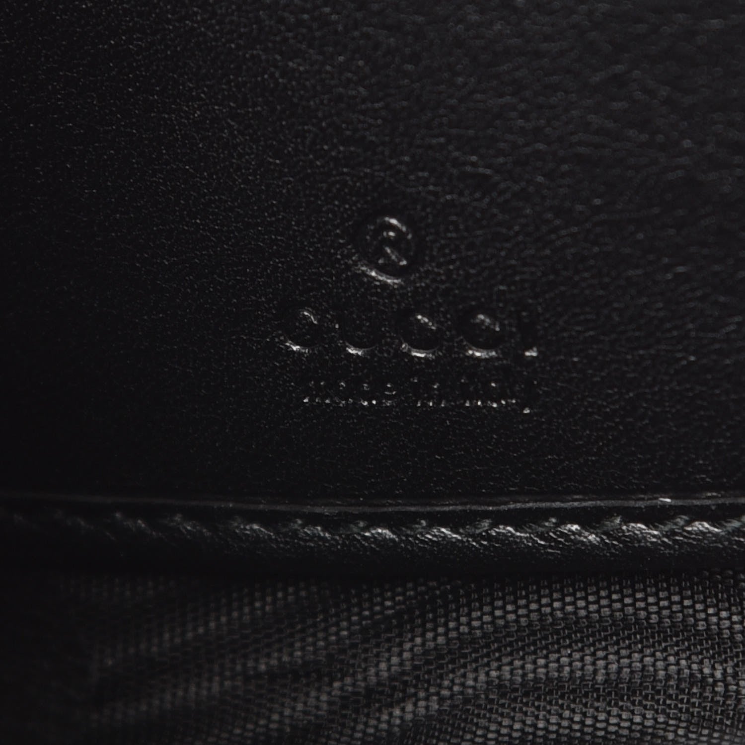 Gucci Calfskin Matelasse GG Marmont Zip Around Wallet Black 8 of 10