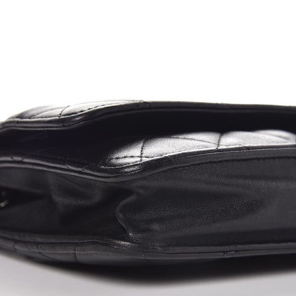 Chanel Lambskin Quilted Wallet On Chain WOC Black 13 of 15