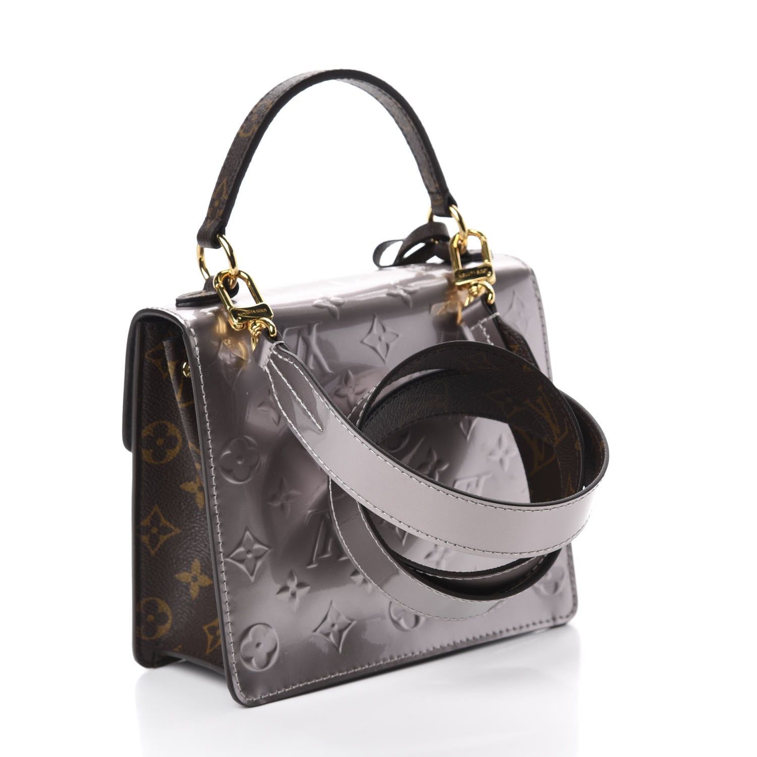 Louis Vuitton Vernis Epi Monogram Spring Street Bitume Metallise 3 of 9