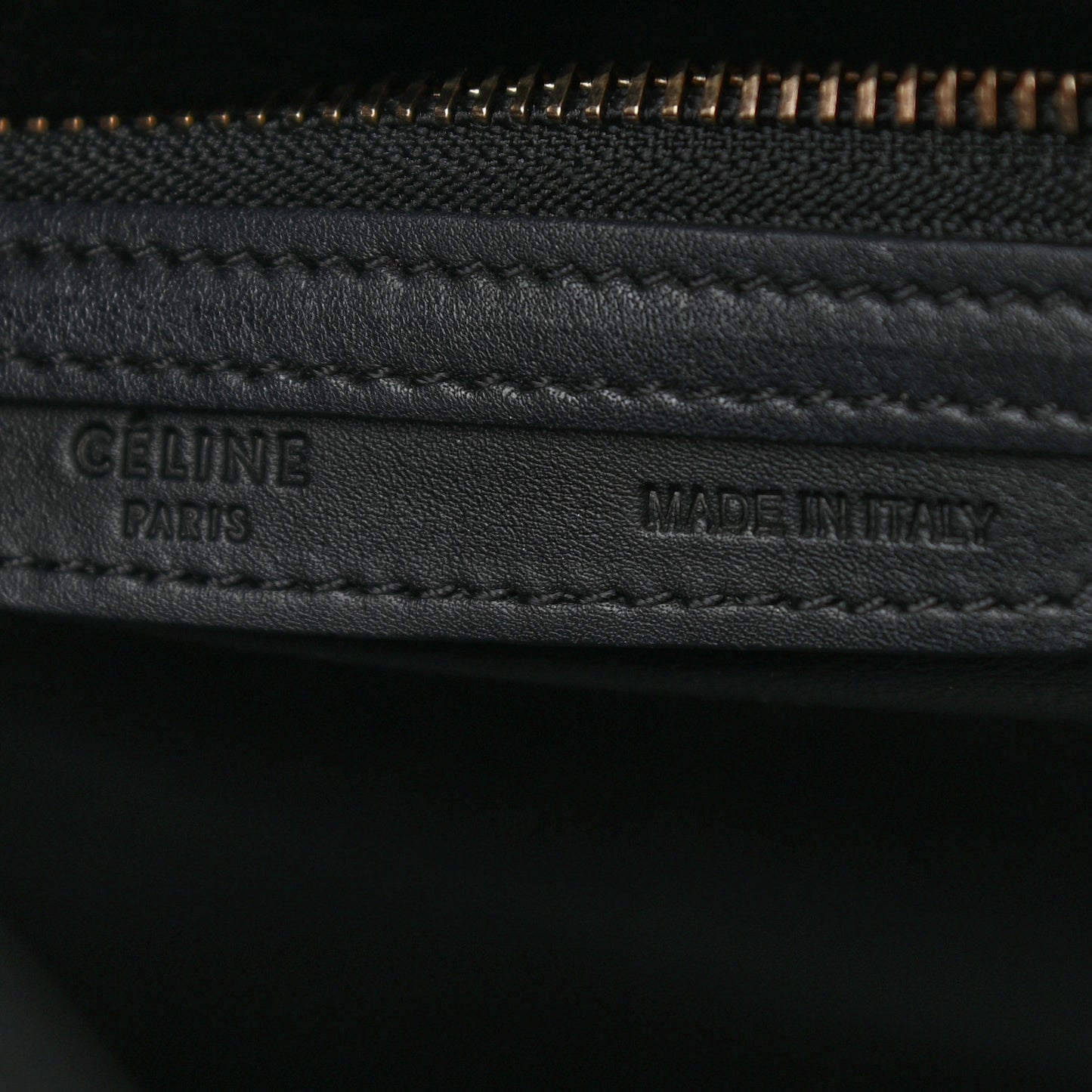 Smooth Calfskin Micro Luggage Black