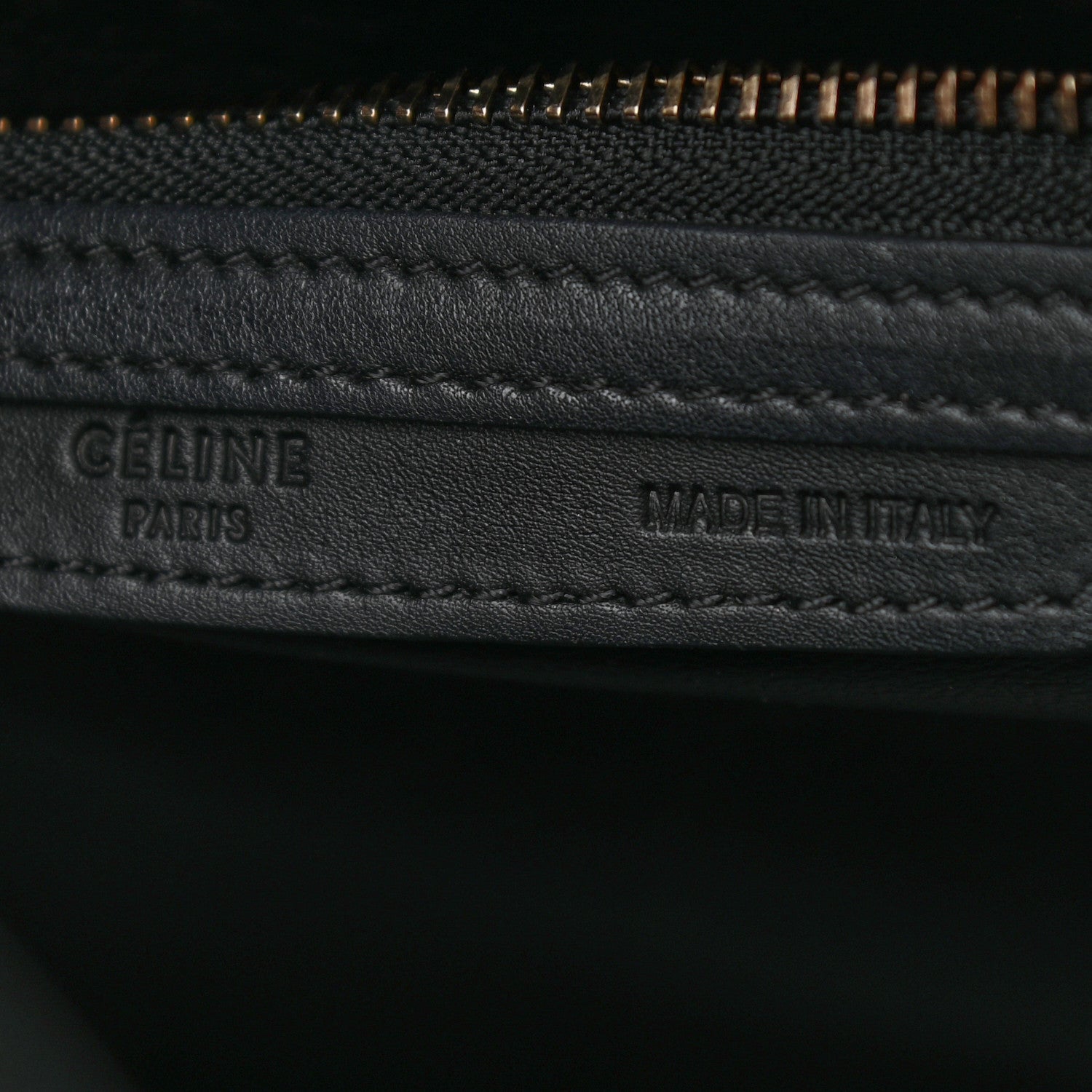 Celine Smooth Calfskin Micro Luggage Black 7 of 13